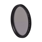Viblitz 55mm variable ND2 to ND400 lens filter, branded product view on white background