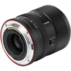 Viltrox AF 35mm f/1.8 II EVO Nikon Z lens, third product view showing rear mount and aperture click switch