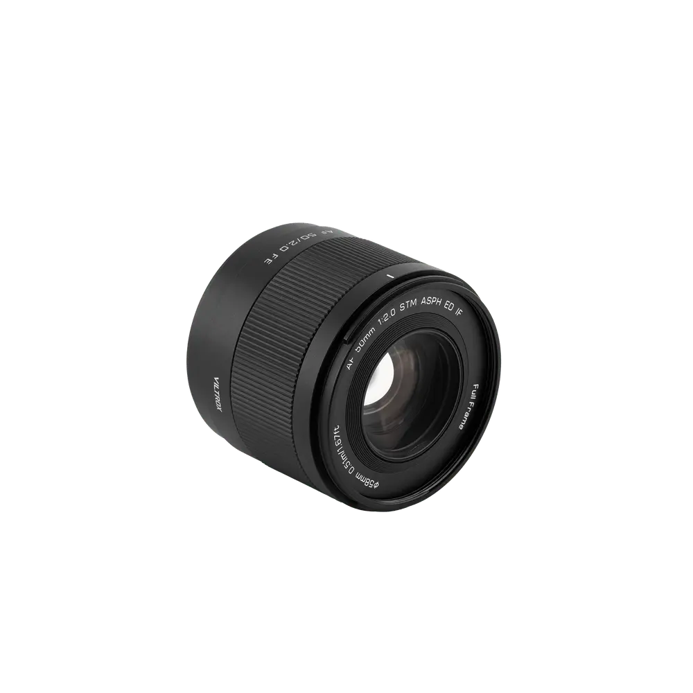 Viltrox AF 50mm F2 lens for Sony E mount alternate angle