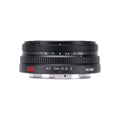 Viltrox AF 26mm f/2.8 EVO Z Nikon Z-mount compact pancake lens, front profile on plain white background