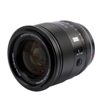 Viltrox AF 27mm f/1.2 Pro lens for Sony E-mount, front and side three-quarter view on a clean white background