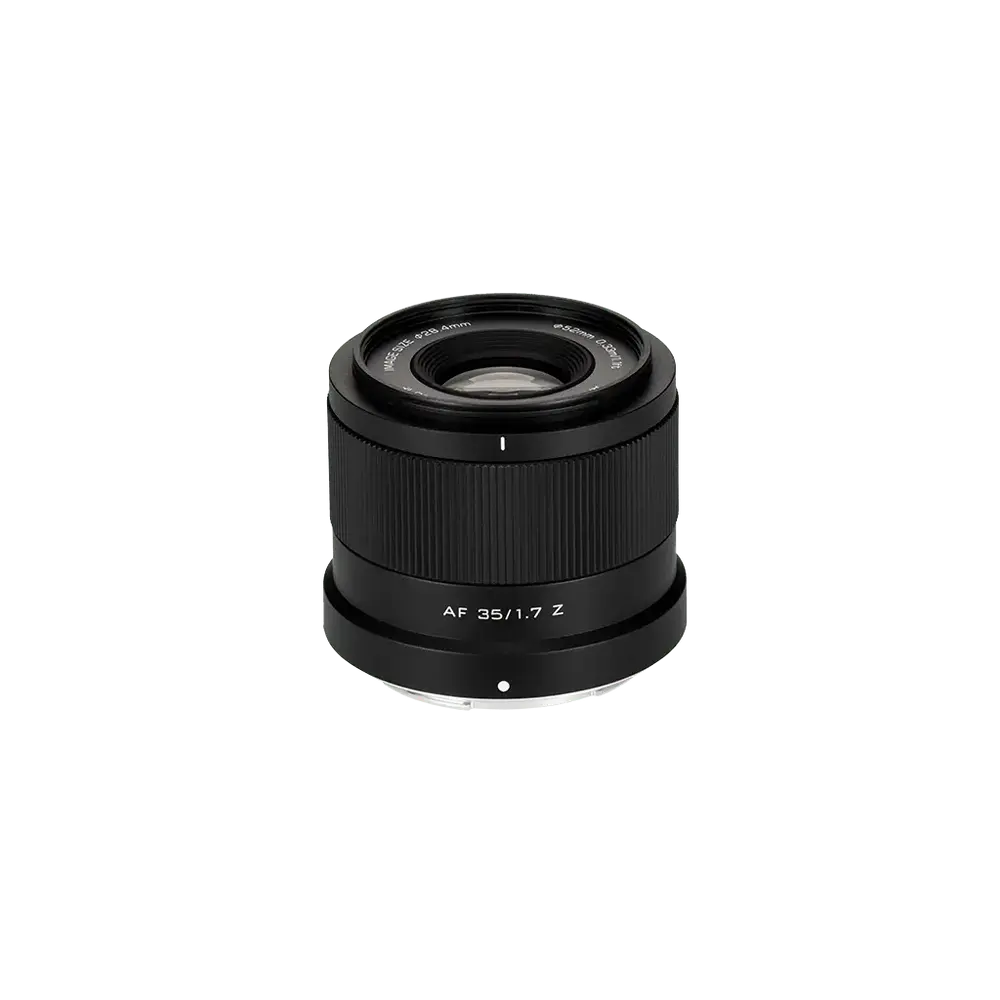 Viltrox AF 35mm f/1.7 Nikon Z-mount prime lens, front view