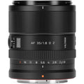 Viltrox AF 35mm f/1.8 II EVO Z autofocus lens for Nikon Z, upright front view against white background