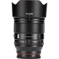 Viltrox AF 56mm f/1.2 Pro Sony E-mount autofocus portrait lens with lens hood, product front view against white