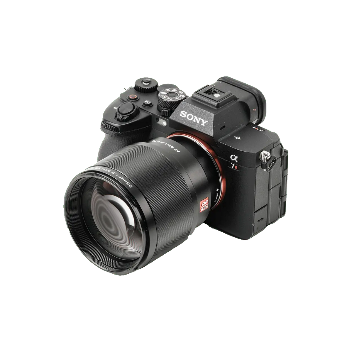 Viltrox AF 85mm F1.8 II Sony E-mount lens on camera official image