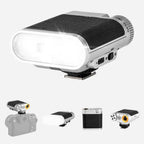 Viltrox Z1 Plus 24Ws retro mini on-camera flash, main front three-quarter view on white background