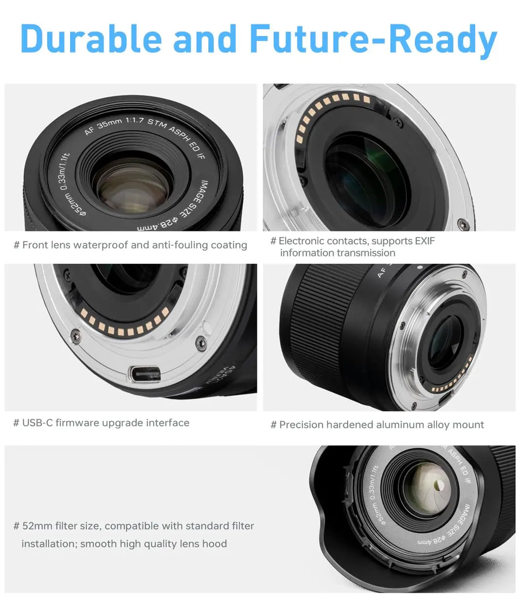 VILTROX AF 35mm F1.7 APS-C Lens for Sony E Viltrox