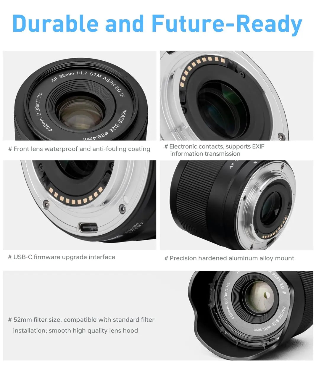 VILTROX AF 35mm F1.7 APS-C Lens for Sony E Viltrox