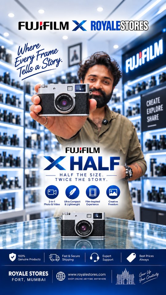 Fujifilm X half reel by Royale Stores